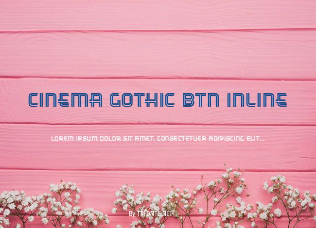Cinema Gothic BTN Inline example